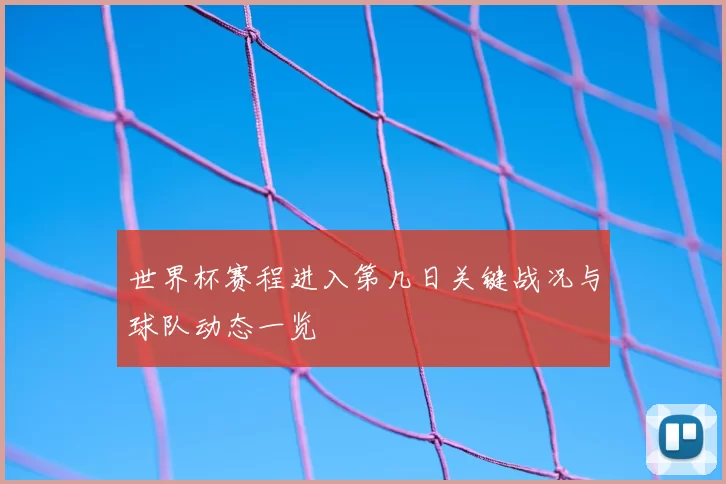 世界杯赛程进入第几日关键战况与球队动态一览