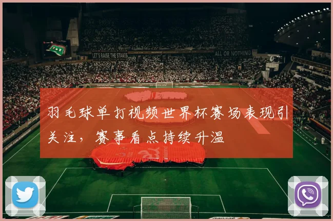 羽毛球单打视频世界杯赛场表现引关注，赛事看点持续升温